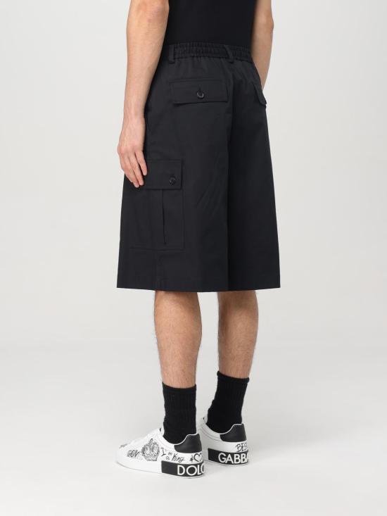 25FW 돌체앤가바나 숏팬츠 GP0Y3TFUFNV N0000 Black - DOLCE & GABBANA