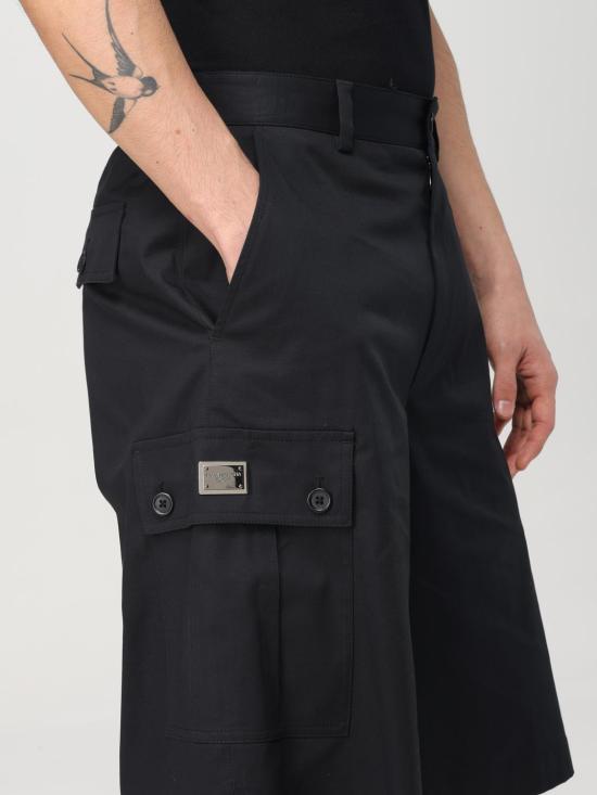 25FW 돌체앤가바나 숏팬츠 GP0Y3TFUFNV N0000 Black - DOLCE & GABBANA