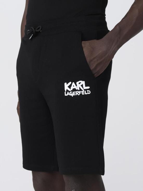  칼라거펠트 숏팬츠 705094531900 990 Black - KARL LAGERFELD