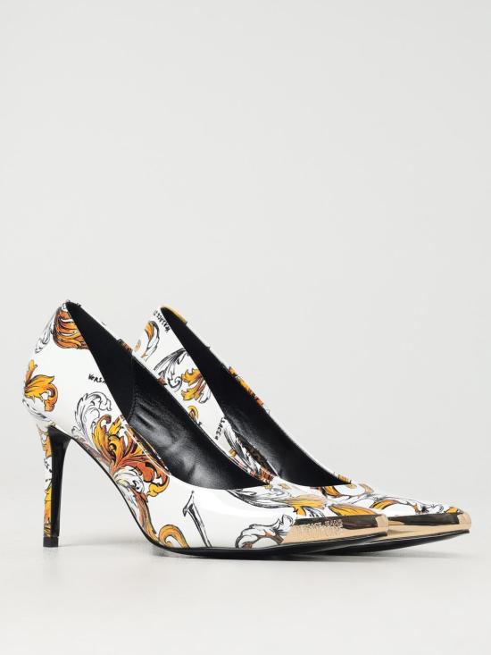 25SS 베르사체 뮬/슬리퍼 78VA3S50ZS366 G03 White - VERSACE