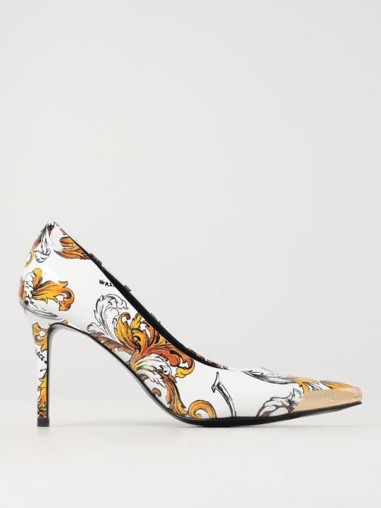 25SS 베르사체 뮬/슬리퍼 78VA3S50ZS366 G03 White