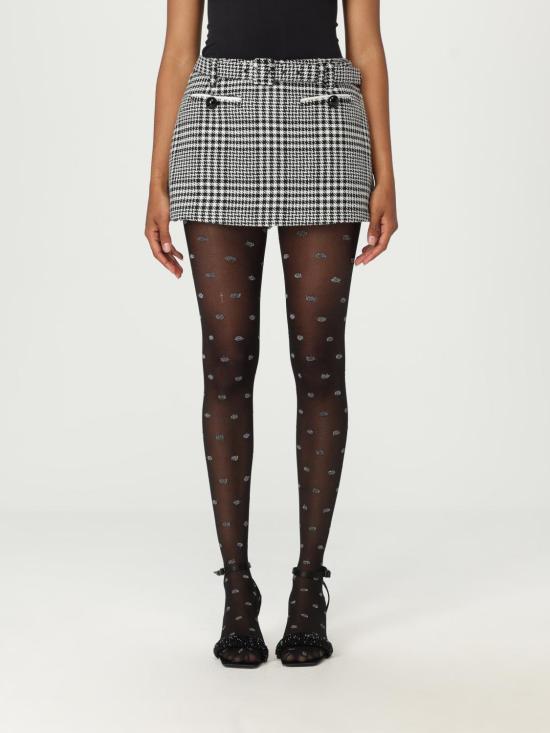 25FW 셀프 포트레이트 숏팬츠 PF25111SKBW BLACKAND White