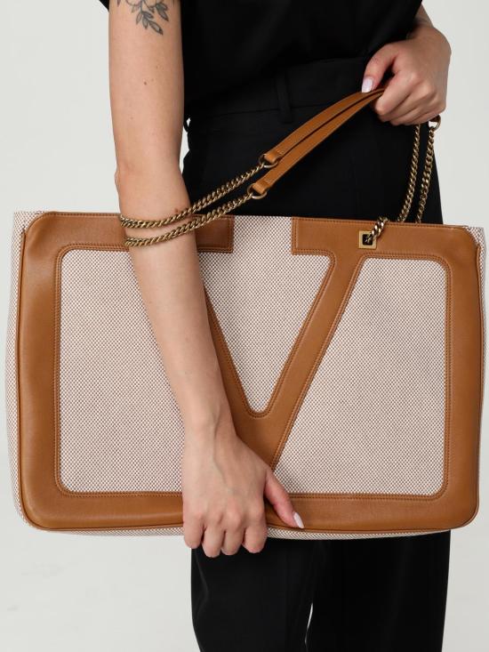 25SS 발렌티노 가라바니 토트백 6W0B0R12GLR 9QR Sand - VALENTINO GARAVANI