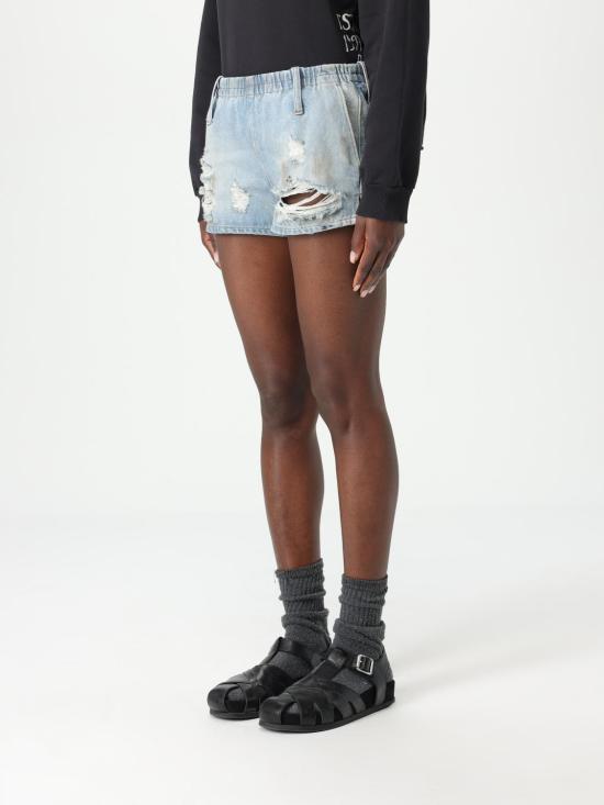 25FW MM6 메종마르지엘라 숏팬츠 S62MU0066M30018 964 Blue - MM6 MAISON MARGIELA