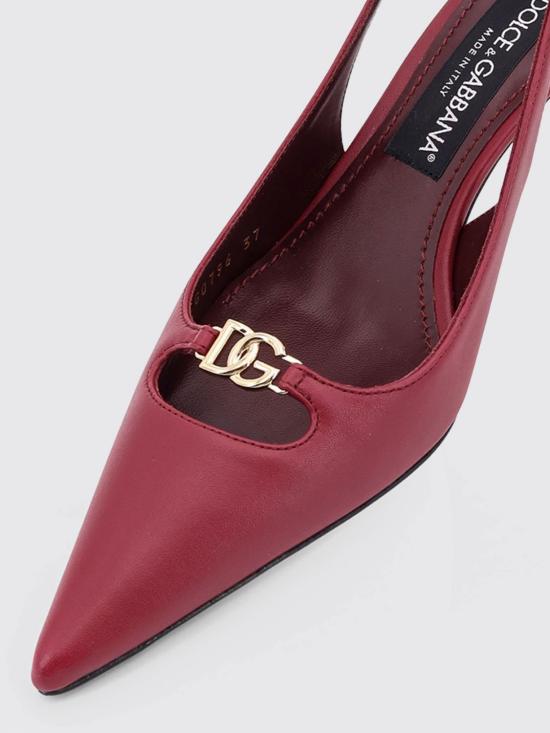 25FW 돌체앤가바나 뮬/슬리퍼 CG0796A1953 80346 Burgundy - DOLCE & GABBANA