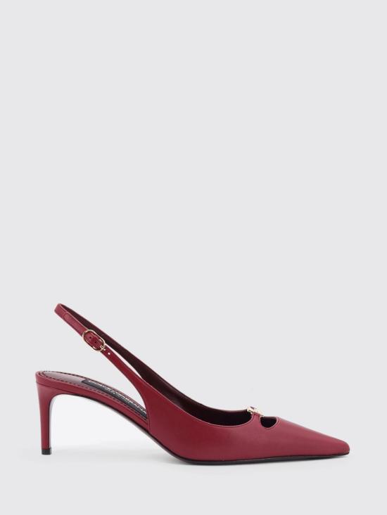 25FW 돌체앤가바나 뮬/슬리퍼 CG0796A1953 80346 Burgundy