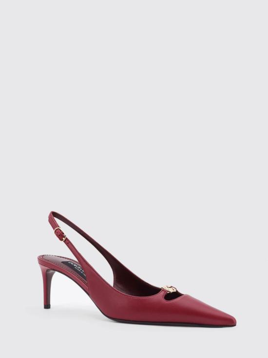 25FW 돌체앤가바나 뮬/슬리퍼 CG0796A1953 80346 Burgundy - DOLCE & GABBANA