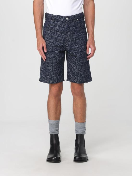 25FW 펜디 숏팬츠 FLP369AUX4 F0BUZ Indigo