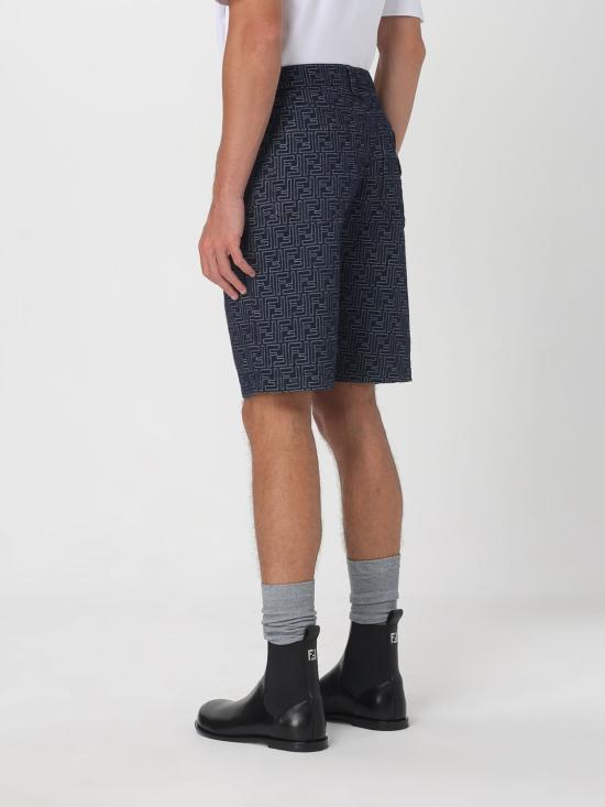 25FW 펜디 숏팬츠 FLP369AUX4 F0BUZ Indigo - FENDI