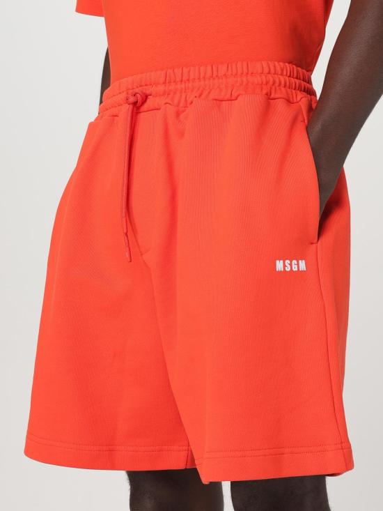 25FW 엠에스지엠 숏팬츠 3840MB76257000 17 Red - MSGM