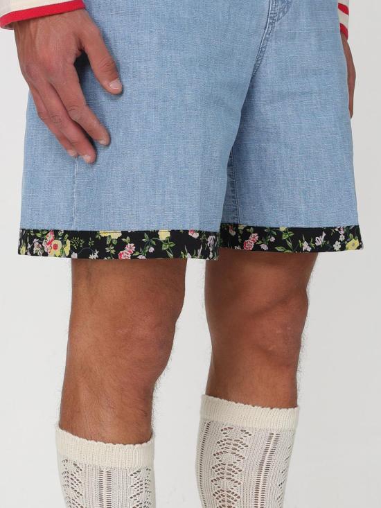 25FW 발렌티노 가라바니 숏팬츠 6V0DD04HALM 508 Denim - VALENTINO GARAVANI