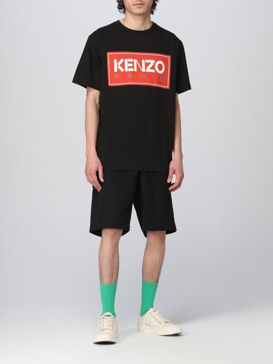 25FW 겐조 숏팬츠 FD55SH2359RO 99 Black - KENZO