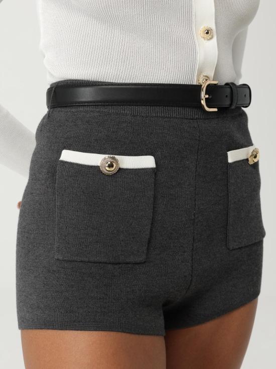 25FW 셀프 포트레이트 숏팬츠 PF25046PGR Grey - SELF PORTRAIT