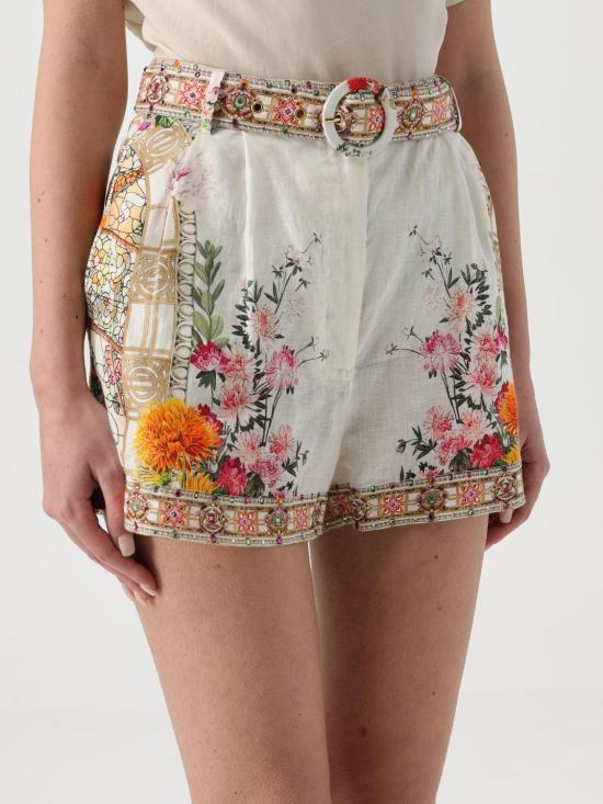 25FW 카밀라 숏팬츠 00034483 EGYPTIAN ROSE White - CAMILLA