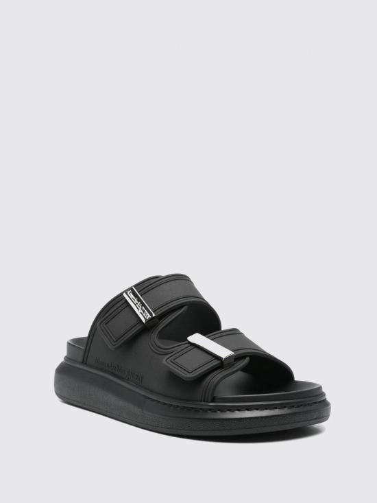 25SS 알렉산더 맥퀸 하이브리드 슬라이드 658063W4Z51 1081 Black - ALEXANDER MCQUEEN