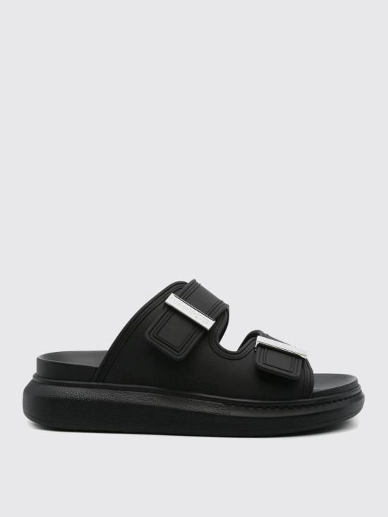 25SS 알렉산더 맥퀸 하이브리드 슬라이드 658063W4Z51 1081 Black