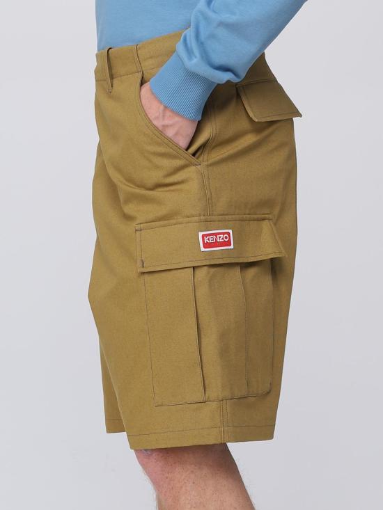 25FW 겐조 숏팬츠 FD55SH2359RT 87 Brown - KENZO