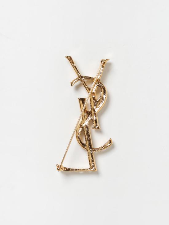 25SS 생로랑 YSL 오피움 크로커다일 브로치 470371Y1500 8030 Gold - SAINT LAURENT