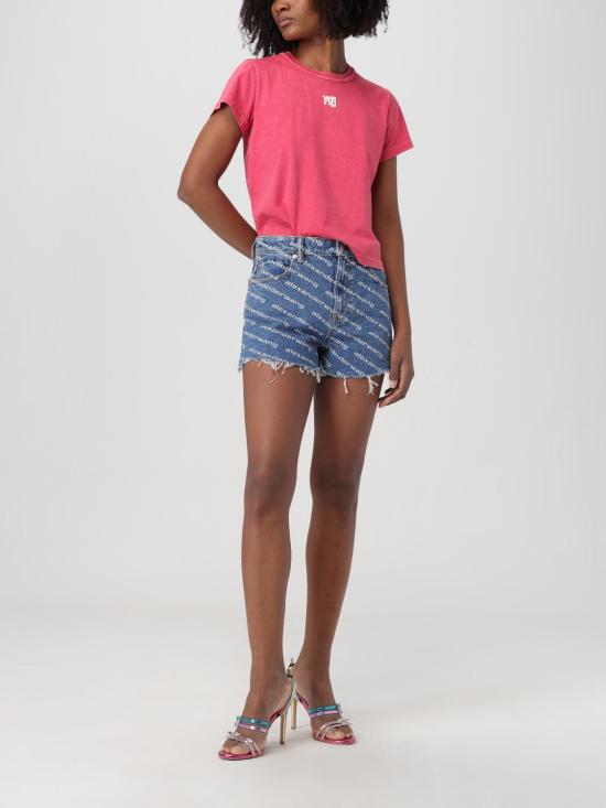 25FW 알렉산더 왕 숏팬츠 4DC1214897 460 Blue - ALEXANDER WANG