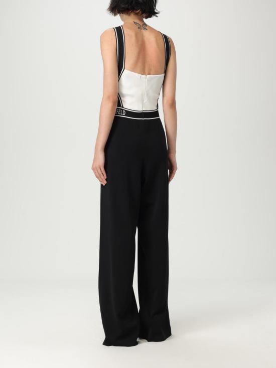 25SS 칼라거펠트 점프수트 A2W13021 101 Black - KARL LAGERFELD