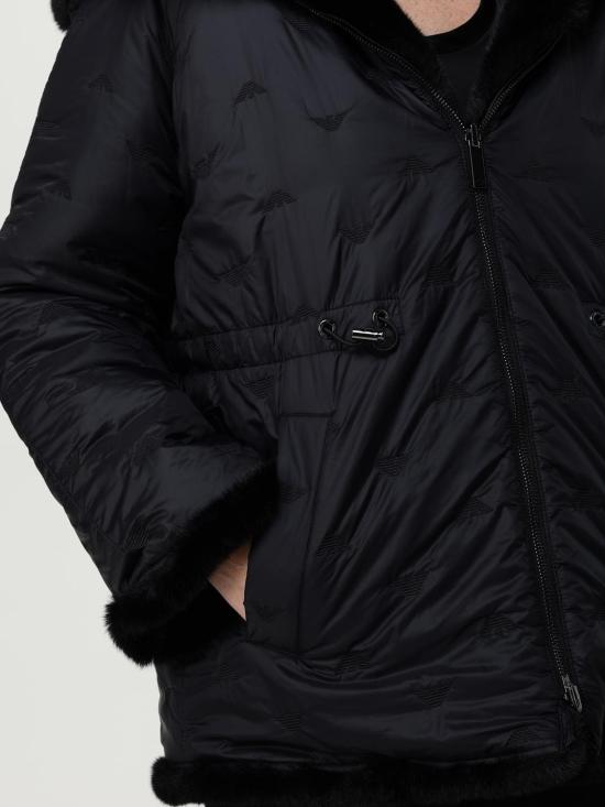 25FW 엠포리오 아르마니 코트 EW001467AF14618 UC001 Black - EMPORIO ARMANI