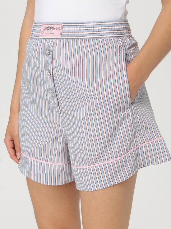 25SS 가니 숏팬츠 W0388 326 Blue - GANNI