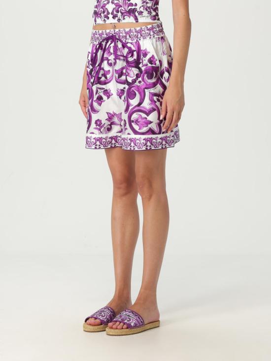 25FW 돌체앤가바나 숏팬츠 FTDB8THI1Y8 I23TN Violet - DOLCE & GABBANA