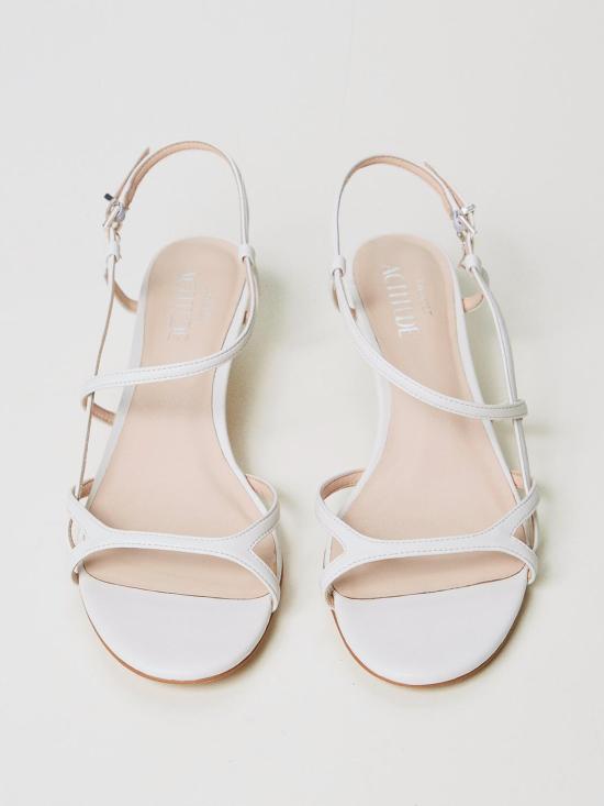 25SS 액티튜드 트윈세트 뮬/슬리퍼 251ACP014 00632 White - ACTITUDE TWINSET