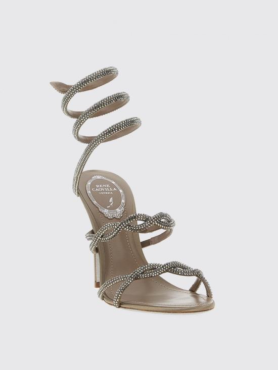 25FW 르네 카오빌라 힐/펌프스 C12542105R001 W103 Grey - RENE CAOVILLA