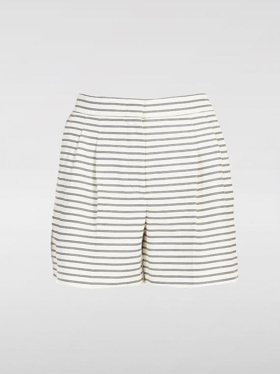 25FW 막스마라 스튜디오 숏팬츠 2516141011600 001 Yellow Cream