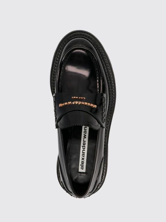 25FW 알렉산더 왕 뮬/슬리퍼 30322F023 001 Black - ALEXANDER WANG