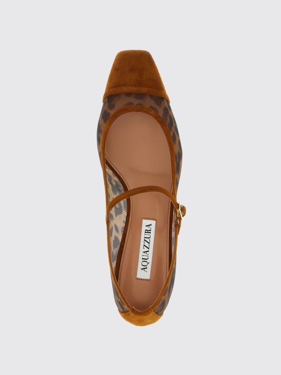 25FW 아쿠아주라 뮬/슬리퍼 MYHMIDP0LHD NATURALCOGNAC Brown - AQUAZZURA