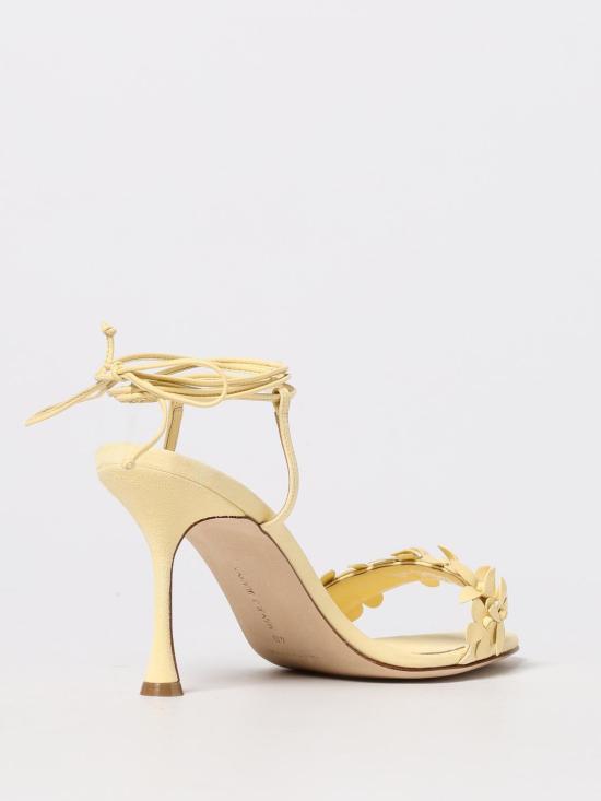 25FW 마놀로 블라닉 뮬/슬리퍼 225 1767 0001 7406 Yellow - MANOLO BLAHNIK