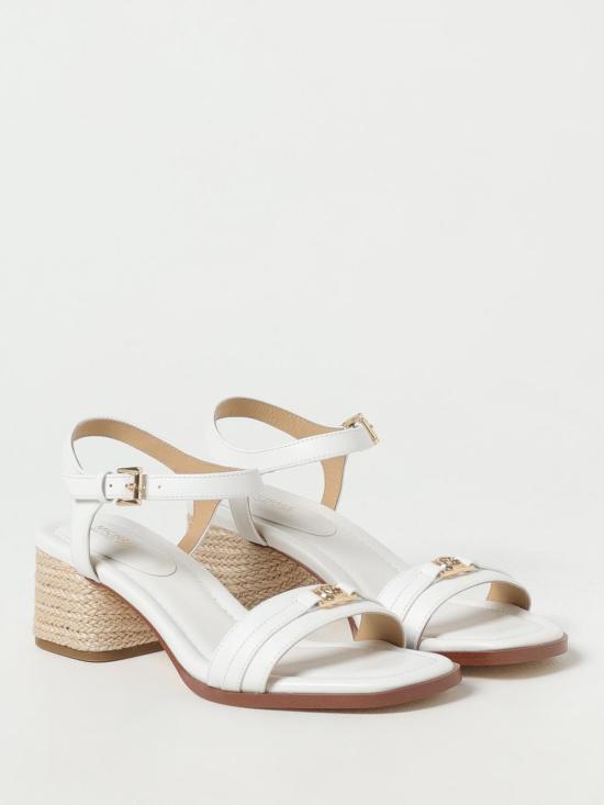 25FW 마이클 코어스 뮬/슬리퍼 40R5MAMS1L 085 White - MICHAEL KORS