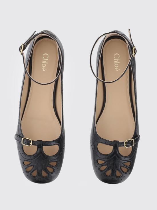 25FW 끌로에 뮬/슬리퍼 CH25W14VUN 001 Black - CHLOE