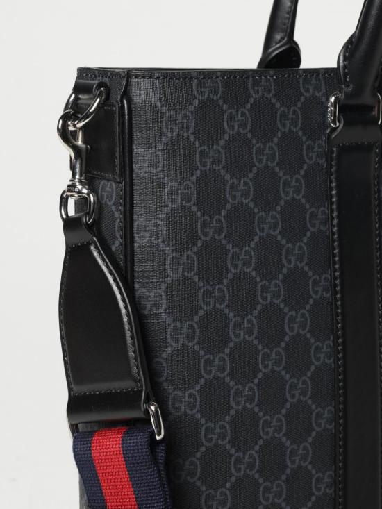  구찌 GG 수프림 캔버스 라지 토트백 794918FADJA 1042 Black - GUCCI