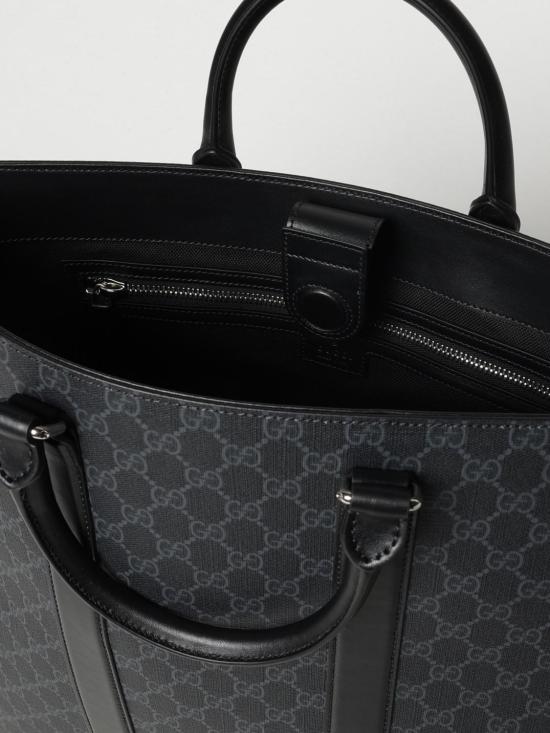  구찌 GG 수프림 캔버스 라지 토트백 794918FADJA 1042 Black - GUCCI