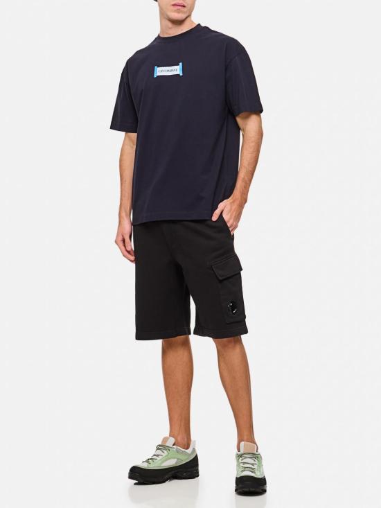 25FW 씨피 컴퍼니 숏팬츠 18CMSB101A110044G 999 Black - C.P. COMPANY