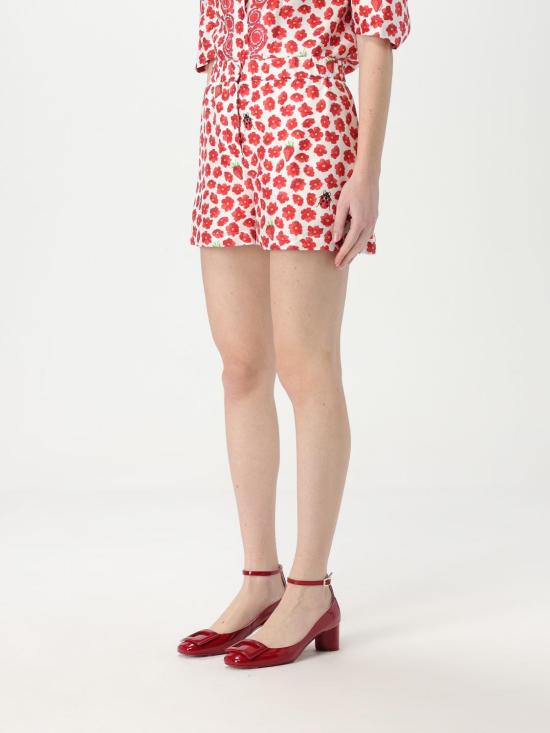 25FW 베르사체 숏팬츠 10189481A13649 5W690 Red - VERSACE