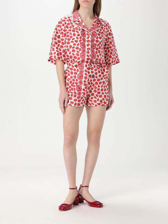 25FW 베르사체 숏팬츠 10189481A13649 5W690 Red - VERSACE