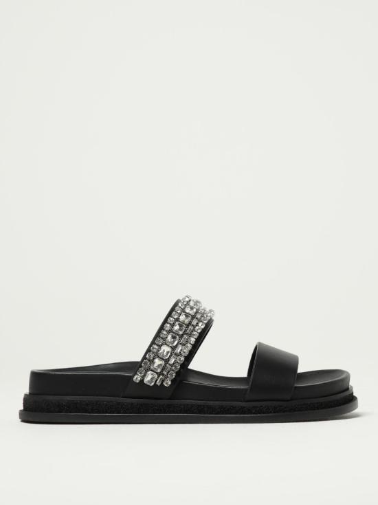 25FW 지미추 JADIFLATFKR BLACK CRYSTAL Black