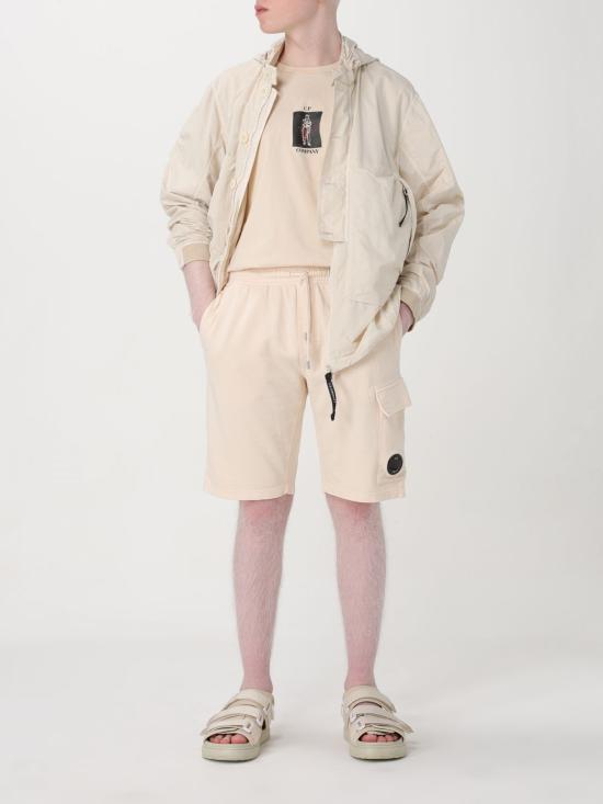 25FW 씨피 컴퍼니 숏팬츠 16CMSB021A002246G 402 Beige - C.P. COMPANY