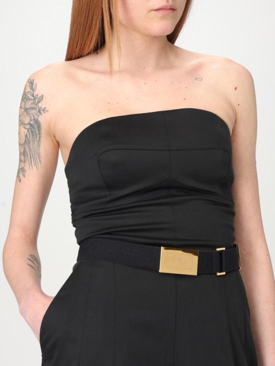 25FW 엘리자베타프랜치 점프수트 TU051 110 Black - ELISABETTA FRANCHI