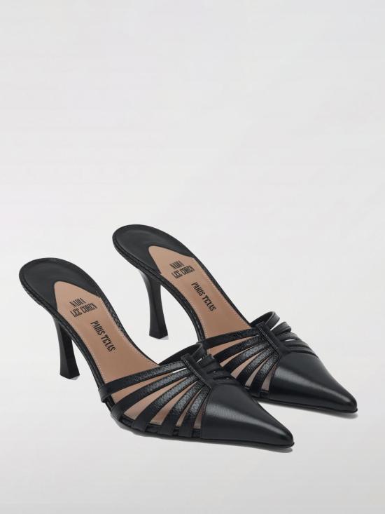 25SS 파리텍사스 뮬/슬리퍼 PXNL02XSHPT BLK Black - PARIS TEXAS