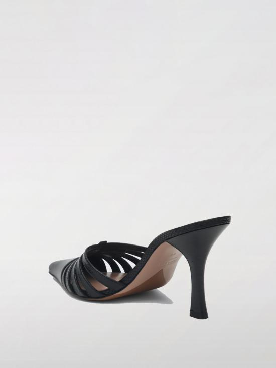 25SS 파리텍사스 뮬/슬리퍼 PXNL02XSHPT BLK Black - PARIS TEXAS