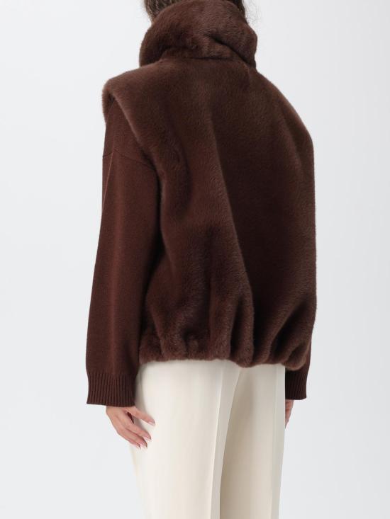 25FW 핑코 코트 105107A2WN L74 Brown - PINKO