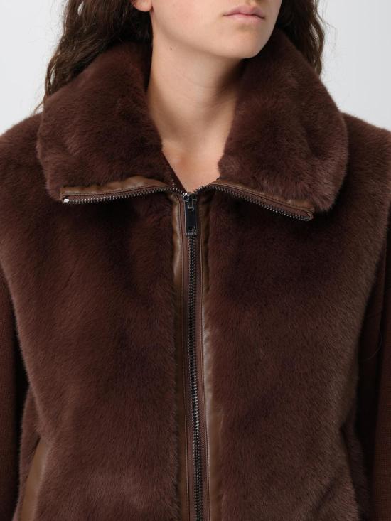 25FW 핑코 코트 105107A2WN L74 Brown - PINKO