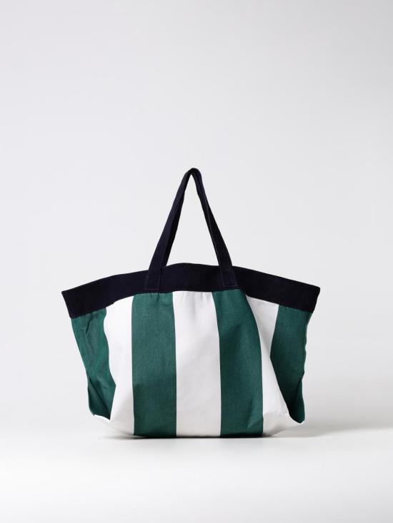  피어 시칠리아 토트백 CLO BASKET CANVAS Green white