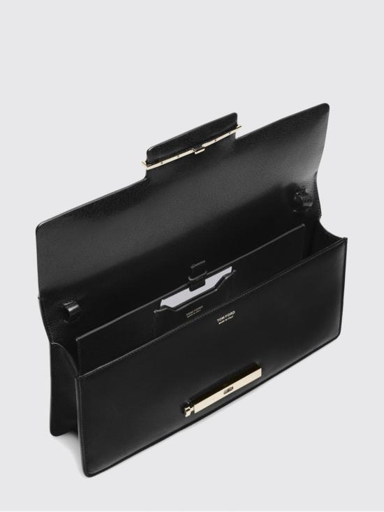 25FW 톰포드 숄더백 L1899LGO033P 1N001 Black - TOMFORD
