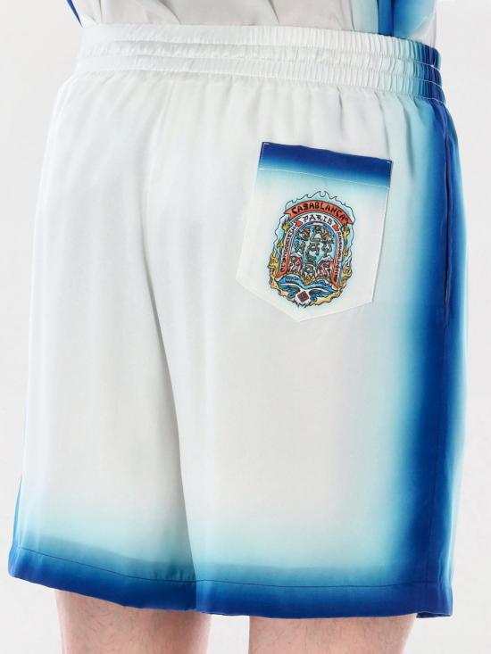 25SS 카사블랑카 숏팬츠 MS25TR012 03 White - CASABLANCA